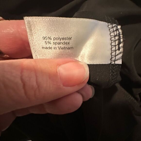 NWT Lane Bryant Elegant Black Wrap Dress - Size 18/20 - Picture 6 of 9